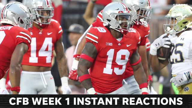 CFB Week 1 instant reactions: Ohio State defense rises, Florida pulls off dramatic upset