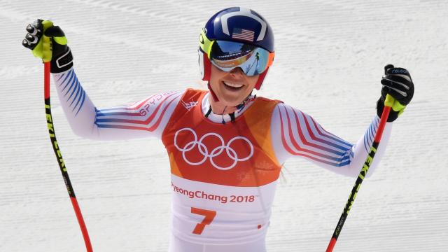 Lindsey Vonn returns to podium in final Olympic downhill run