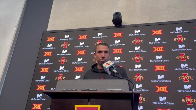 Iowa State’s Matt Campbell talks about the bowl-game opt out situation