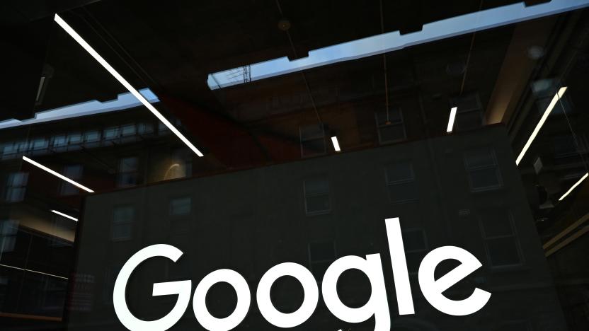 The Google logo is seen on on the company's European headquarters in Dublin, Ireland, February 27, 2021. Picture taken February 27, 2021. REUTERS/Clodagh Kilcoyne