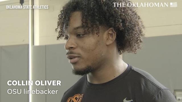 OSU linebacker Collin Oliver talks about position change