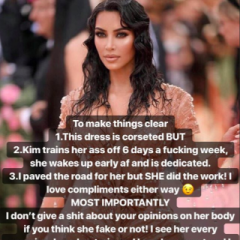 Um, People Aren't Sure Where Kim Kardashian's Internal Organs Are In Her Met Gala Look