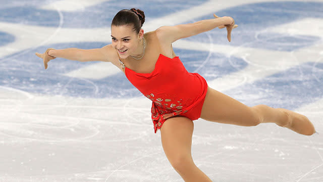 Adelina Sotnikova in position to win gold medal
