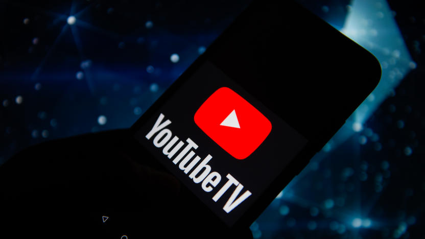 POLAND - 2019/11/22: In this photo illustration a Youtube TV logo seen displayed on a smartphone. (Photo Illustration by Omar Marques/SOPA Images/LightRocket via Getty Images)