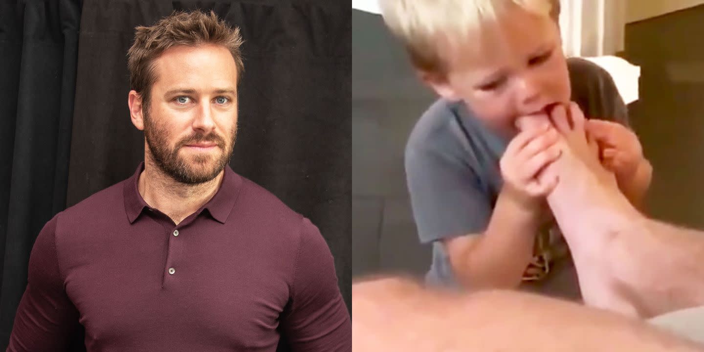 People Are Freaking Out Over This Video Of Armie Hammers Son Sucking 7402