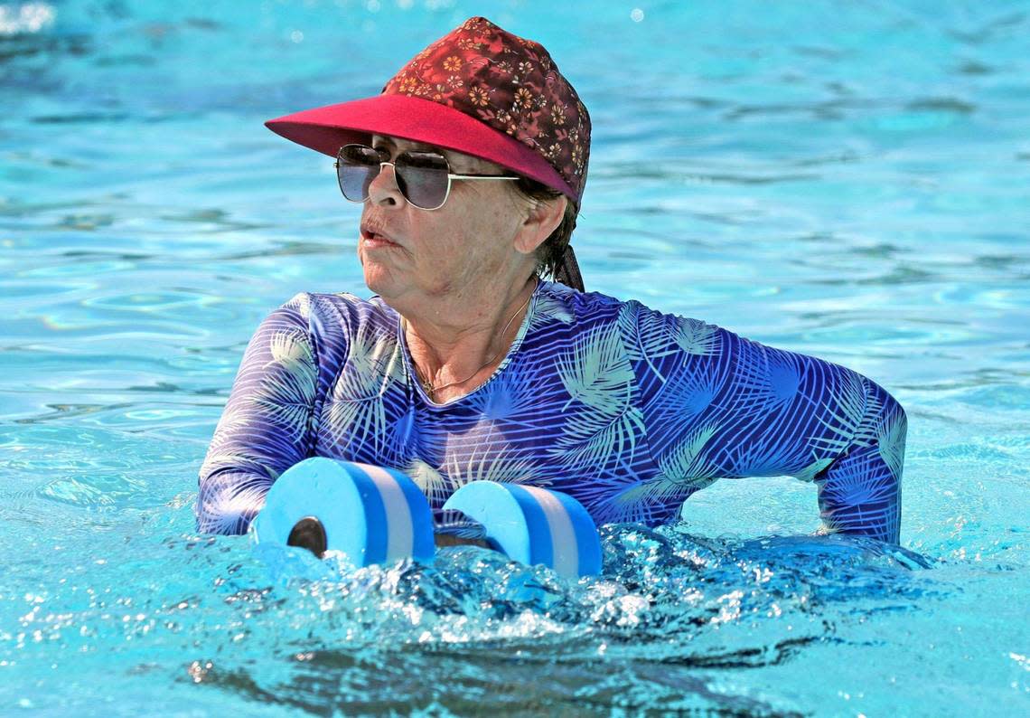 Yes, it’s covered by Medicare plans. Seniors take advantage of ‘SilverSneakers’ fitness