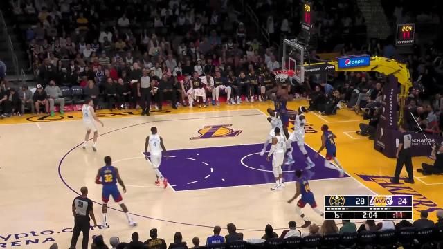 DeAndre Jordan with a dunk vs the Los Angeles Lakers