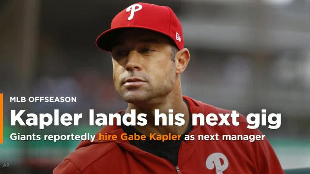 Giants hire Gabe Kapler as next manager