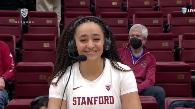 Haley Jones previews No. 2 Stanford's title game rematch vs. No. 8 Arizona with Ros Gold-Onwude