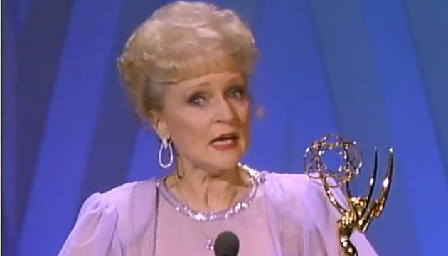Betty White Wins Emmy for “Golden Girls” [Video]