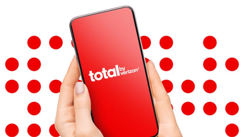 Total by Verizon prepaid carrier logo