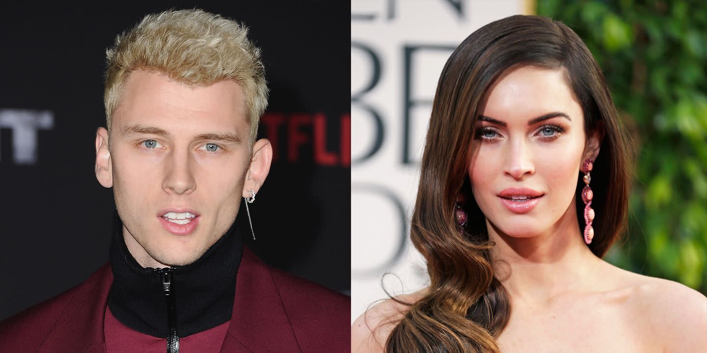 Megan Nicole Porn Captions - Brian Austin Green Fully Shaded Megan Fox's Picture With a Shirtless  Machine Gun Kelly