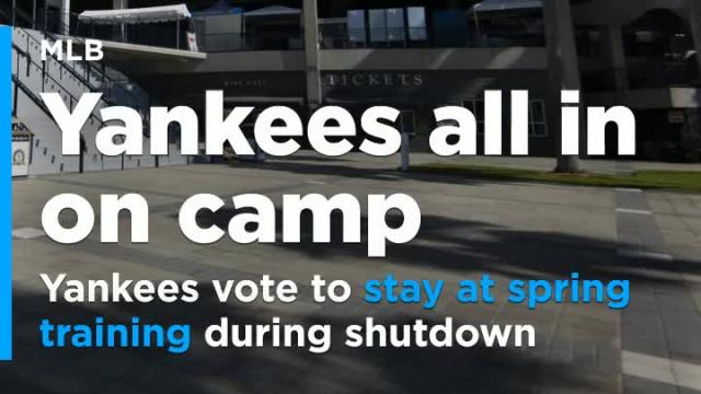 Yankees not deterred by coronavirus shutdown