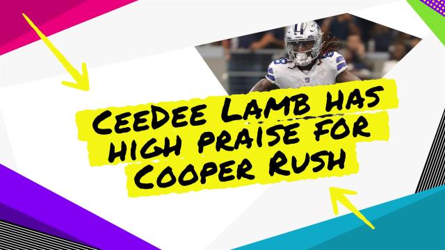 "His leadership is everything to us": CeeDee Lamb on Cooper Rush