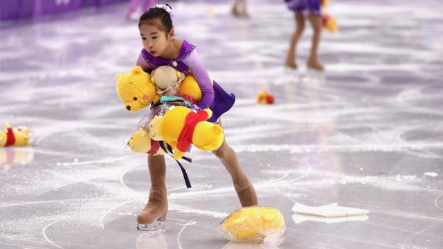 Figure Skating - What happens to all the stuffed animals thrown on the ice?