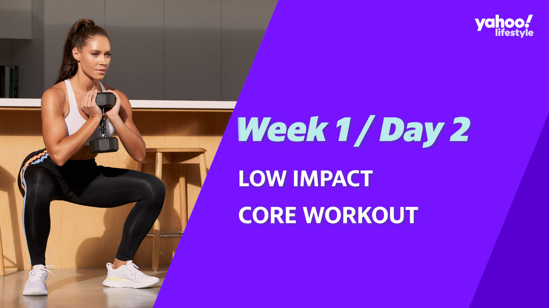 Kelsey Wells Low impact core workout