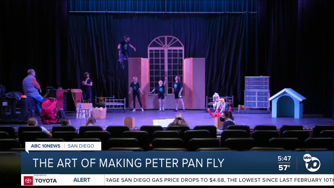 Behind the scenes of making Peter Pan fly