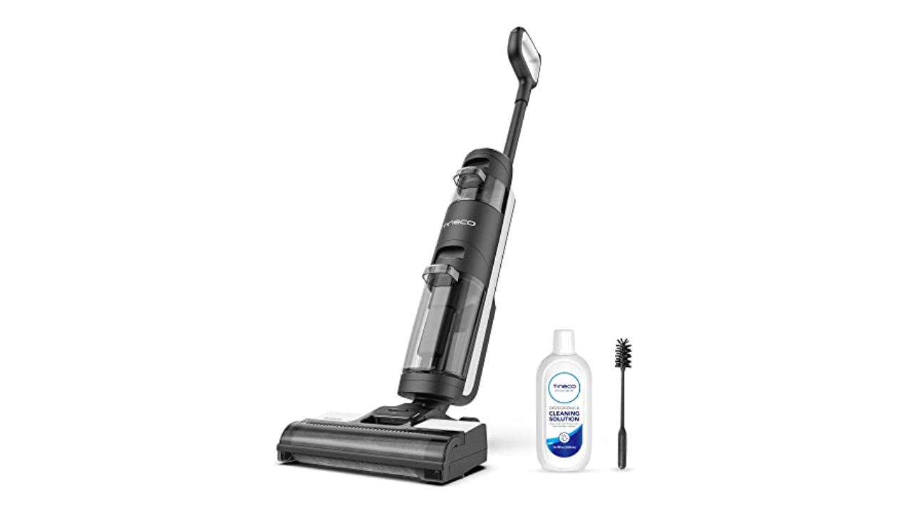 Tineco Floor ONE S7 PRO Smart Cordless Floor Cleaner, Wet Dry Vacuum  Cleaner & Mop for Hard Floors, LCD Display, Long Run Time, Great for Sticky