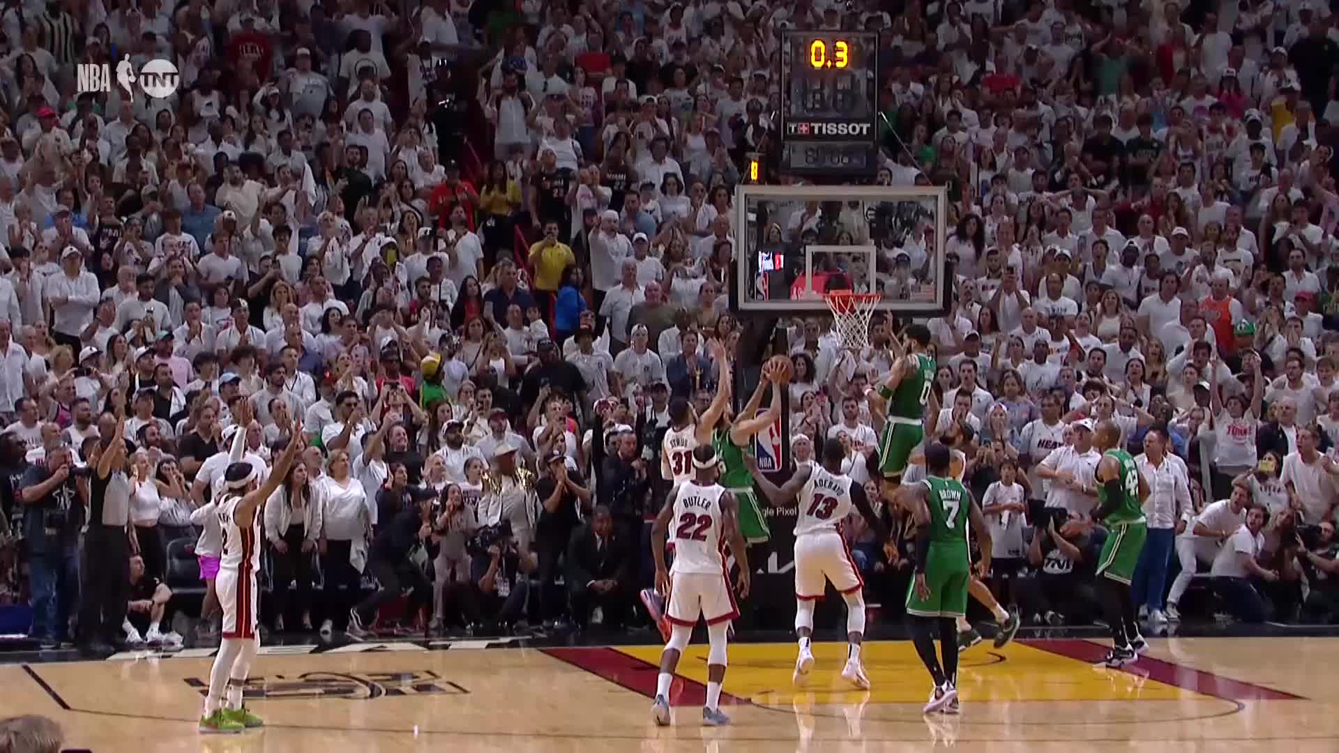 Derrick White buzzer beater: Celtics force Game 7 vs. Heat