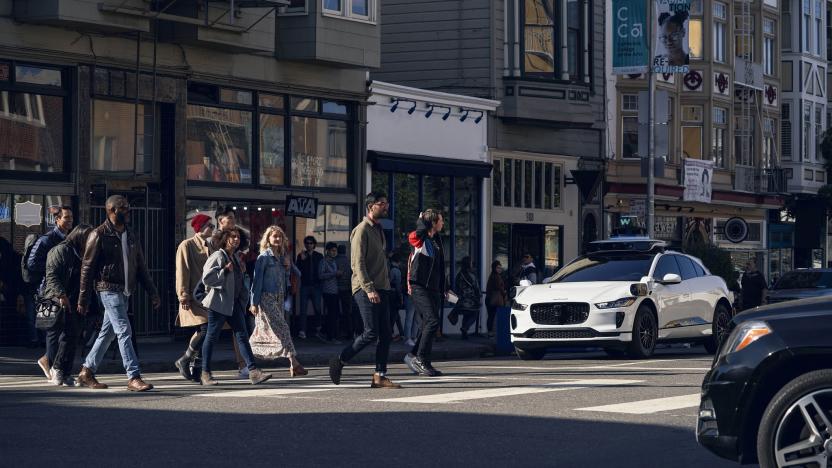 Waymo vehicle in San Francisco