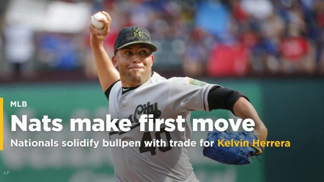 Nats solidify bullpen with trade for Kelvin Herrera