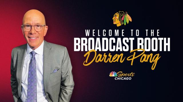 Darren Pang joins Blackhawks' broadcast booth for 2023-2024 season