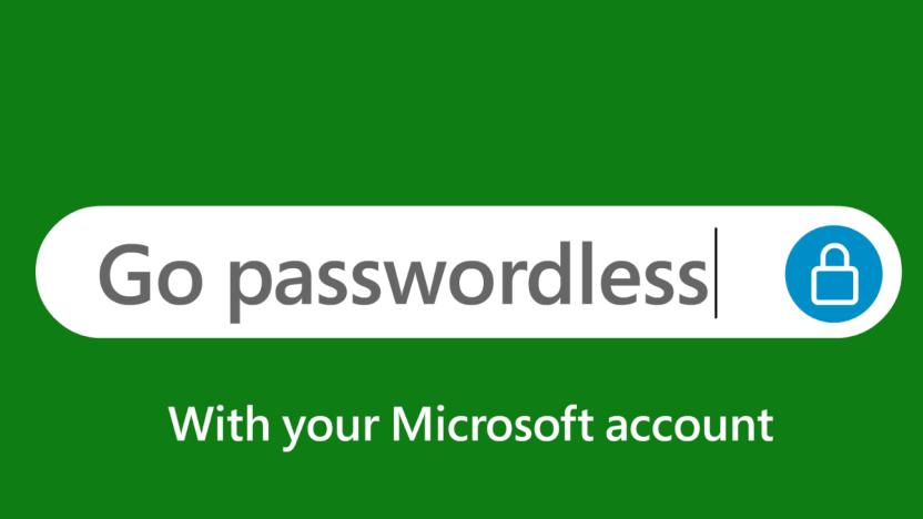 Passwordless Microsoft account 