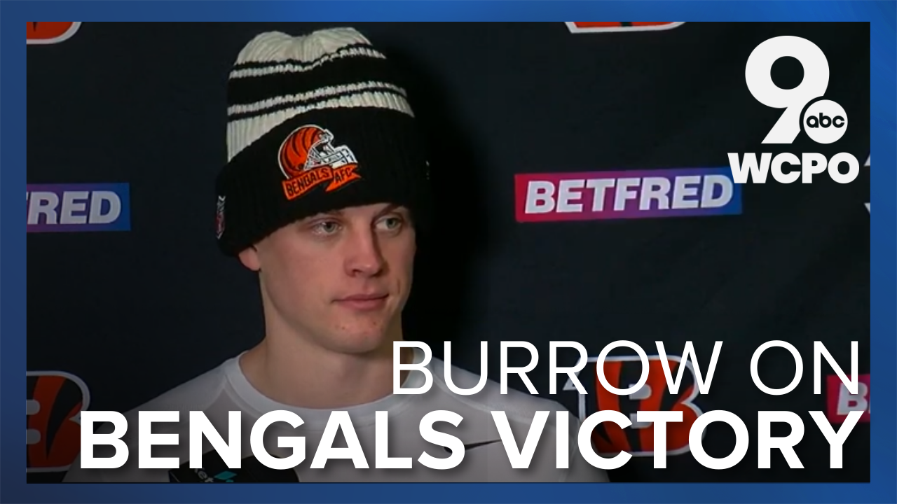 Joe Burrow speaks after Bengals win against Bills