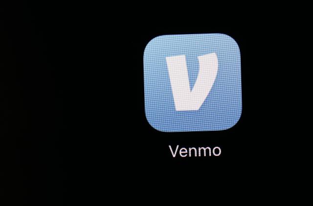 FILE - This March 20, 2018, file photo shows the Venmo app on an iPad in Baltimore. Popular peer-to-peer payment service Venmo will allow its users to buy and sell cryptocurrencies within its app, the company said Tuesday, April 20 2021, making it the latest mainstream financial service company to give its users access to currencies like Bitcoin. (AP Photo/Patrick Semansky, File)