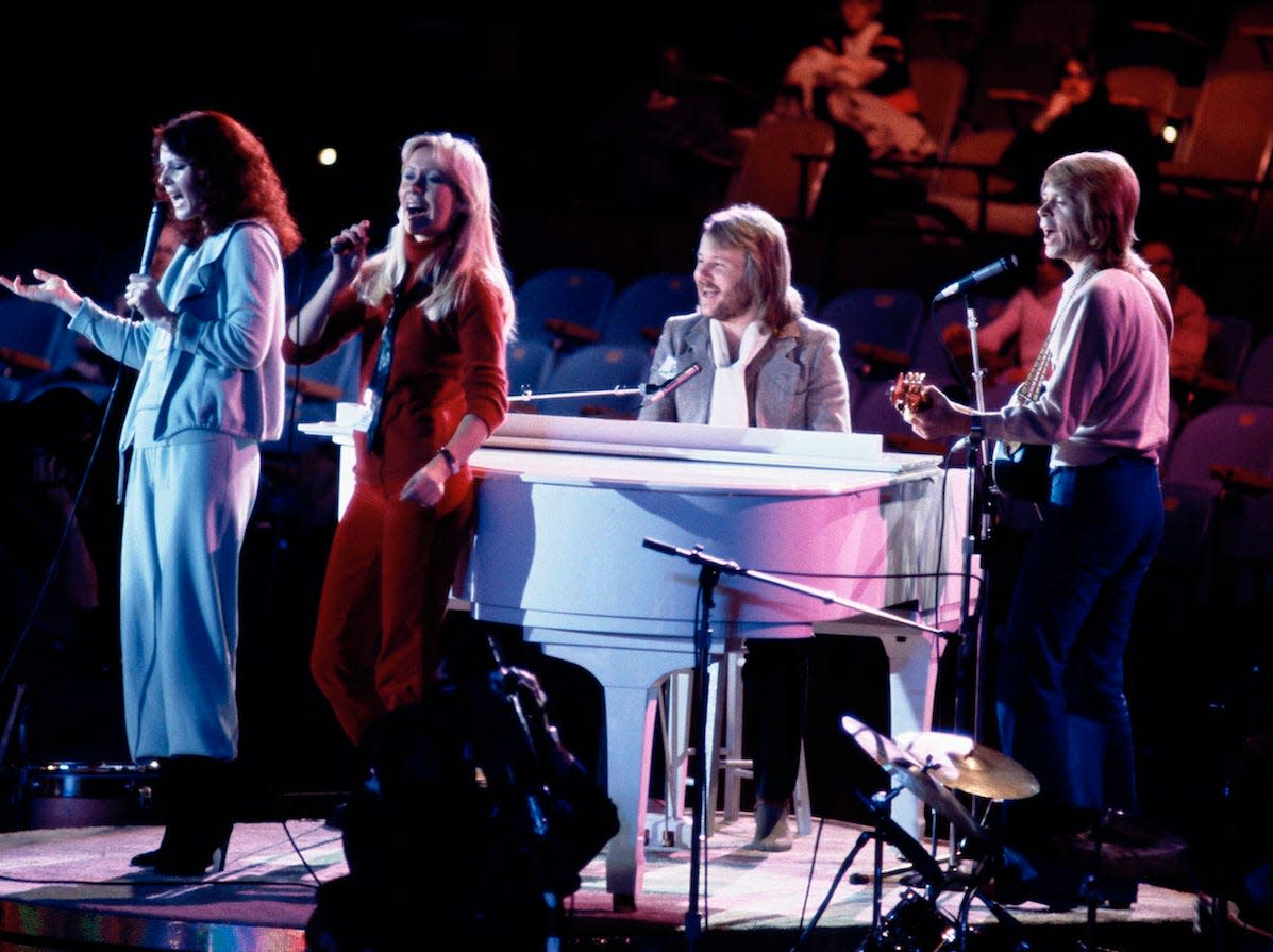 Swedish 70s superstars ABBA are staging a comeback for the first time in almost ..