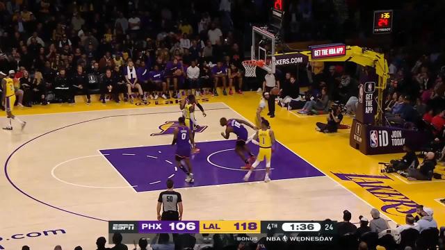 Bismack Biyombo with an alley oop vs the Los Angeles Lakers