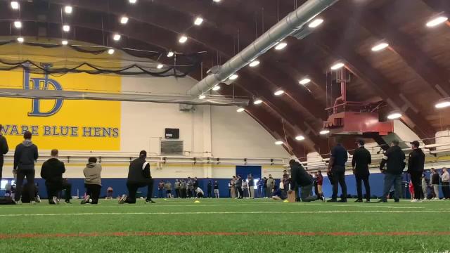 Blue Hens attempt to wow NFL scouts at annual Pro Day