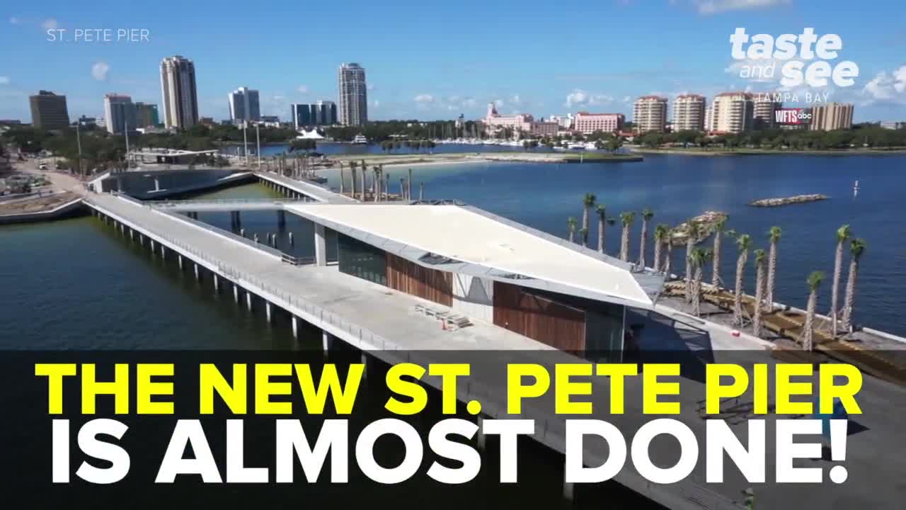 New St. Pete Pier construction almost complete Taste and See Tampa Bay