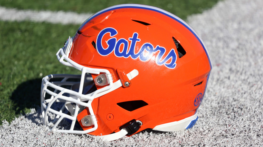 Getty Images - MOBILE, AL - JANUARY 31: A general view of a Florida Gators helmet during the National team practice for the Reese's Senior Bowl on January 31, 2024 at Hancock Whitney Stadium in Mobile, Alabama.  (Photo by Michael Wade/Icon Sportswire via Getty Images)
