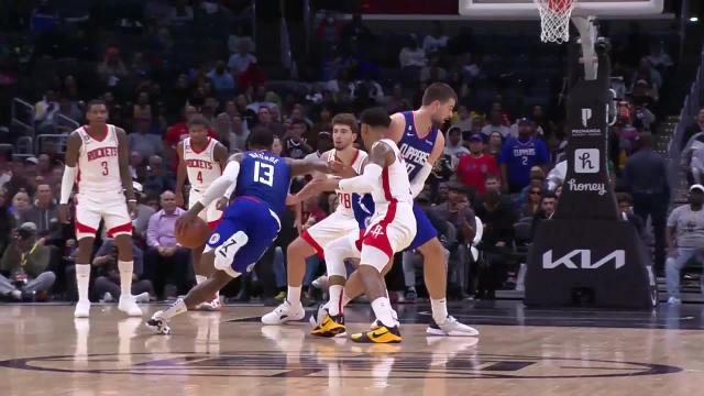 Kevin Porter Jr. with a dunk vs the LA Clippers