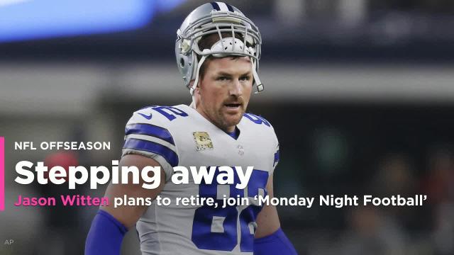 TE Jason Witten plans to retire and join 'Monday Night Football'