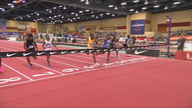 Lyles edges Coleman in men's 60m for first time