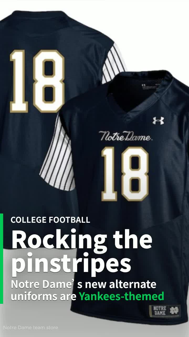 notre dame yankee jersey