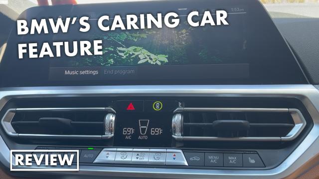 2022 BMW 330e xDrive Caring Car feature wants to make you feel better