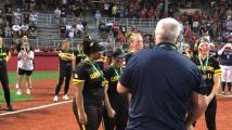 VIDEO: Despite state final loss, Watkins Memorial softball recognized for stellar run