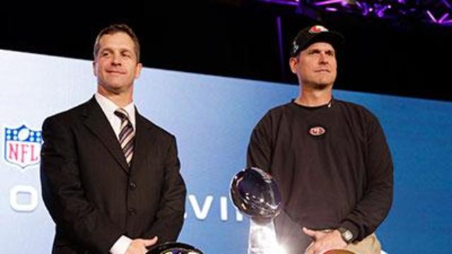 Harbaugh Brothers Relaxed Before Big Showdown