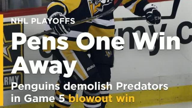 Penguins demolish Predators in Game 5 blowout win