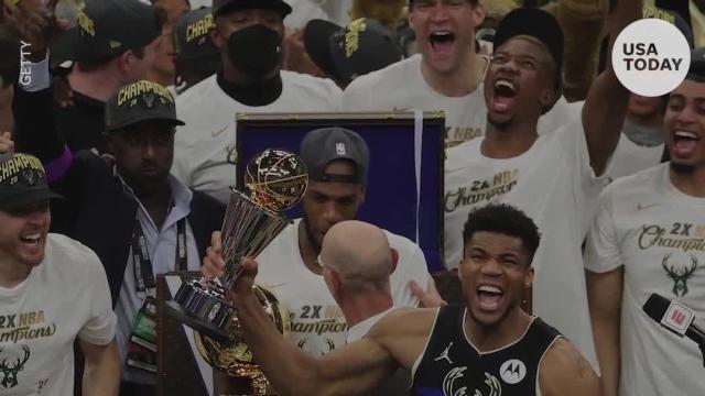 Thousands of fans celebrate Milwaukee Bucks NBA championship victory