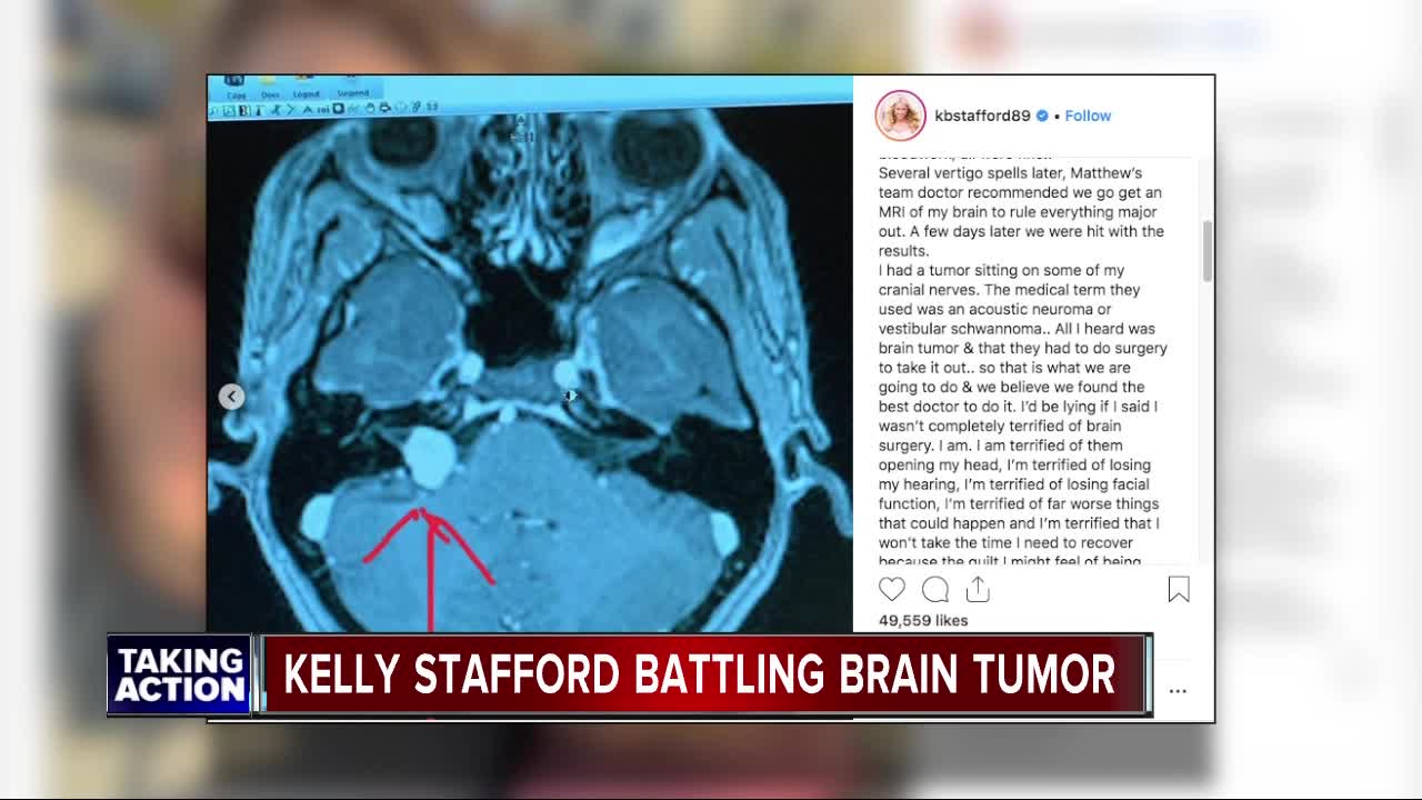 Kelly Stafford, wife of Lions' quarterback, describes diagnosis and  recovery from brain tumor