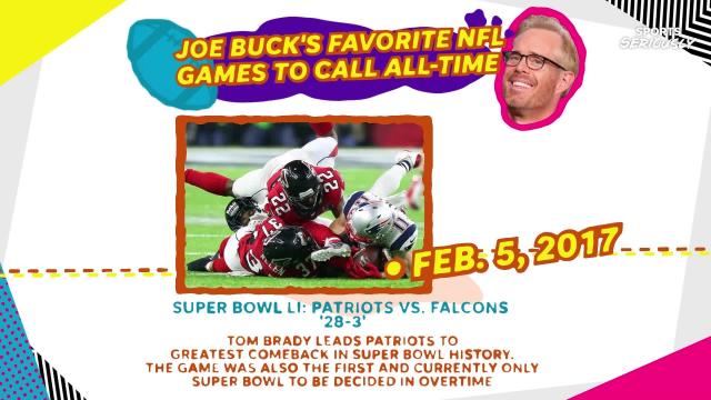 Joe Buck reveals his three favorite NFL games and calls