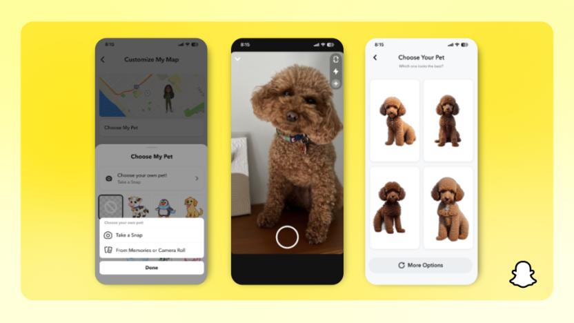 Snapchat's latest paid perk lets you make a custom Bitmoji for your pet