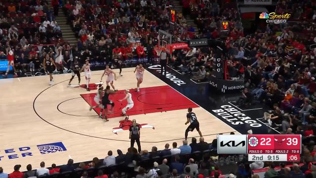 Paul George with an assist vs the Chicago Bulls
