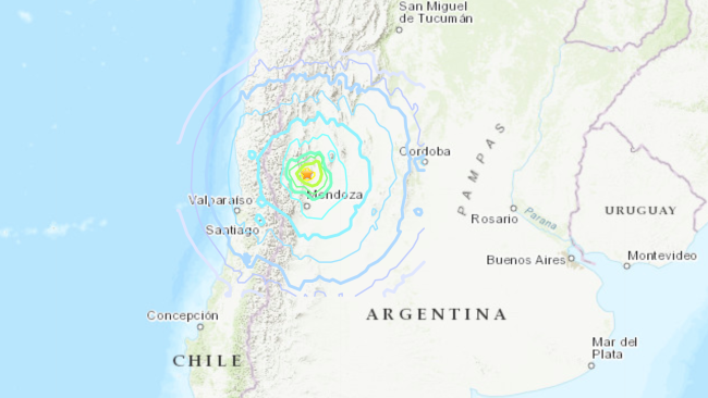 Strong earthquake causes injuries, damage and power outages in Argentina