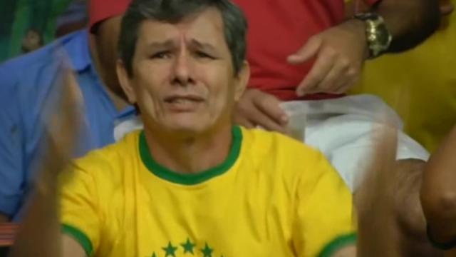 Brazilian fans dejected after World Cup semifinal loss