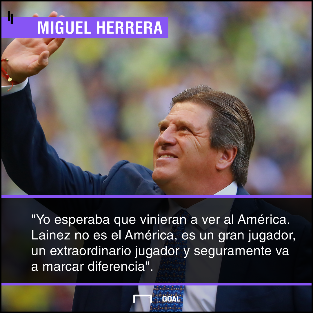 Lainez No Es El Amrica Miguel Herrera